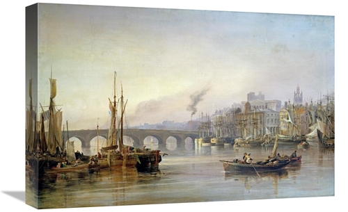 Global Gallery GCS-267165-22-142 22 in. A View of Newcastle from the R