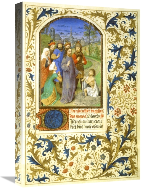 Global Gallery GCS-282423-22-142 22 in. The Raising of Lazarus - Book 