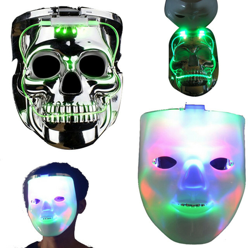 Blinkee 185065 Jabbawockeez Flip to Skull LED Halloween Mask