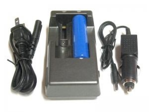 AE Light 18650-CHARGER-2 Dual 120V AC & DC Plus 1-18650 Battery Charge