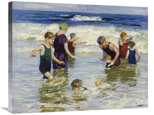 Global Gallery GCS-268400-30-142 30 in. The Bathers Art Print - Edward