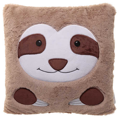Fun Plush Sloth Face Cushion