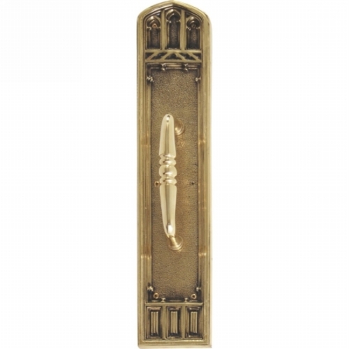 Brass Accents A04-P5841-CLN-610 Oxford Pull Plate with Colonial Wire P