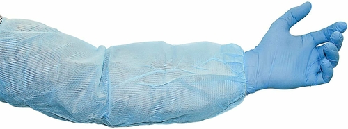 Blue Polypropylene Sleeves 18" Pack of 100 Non-Woven Fabric