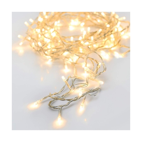 Wreath of LED Lights Soft green 2,5 m