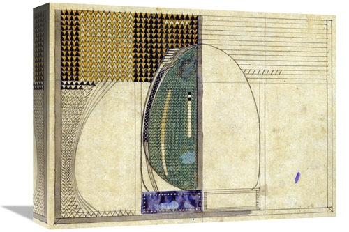 Global Gallery GCS-266802-16-142 16 in. Design, 1916 for W.J Basse