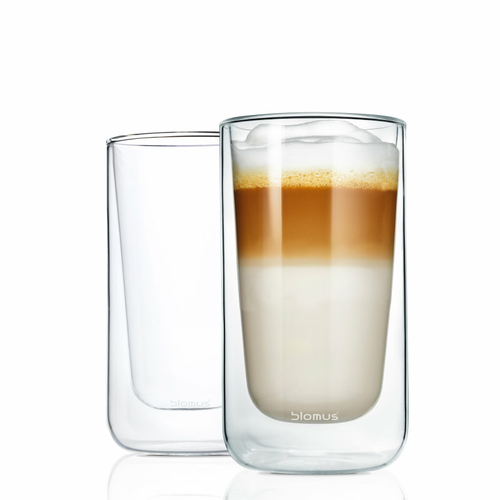 Blomus 63655 Insulated Latte Macchiato Tea Glasses, Set of 2