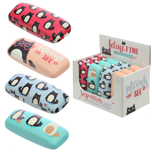 Fun Feline Fine Cat Sunglasses Case