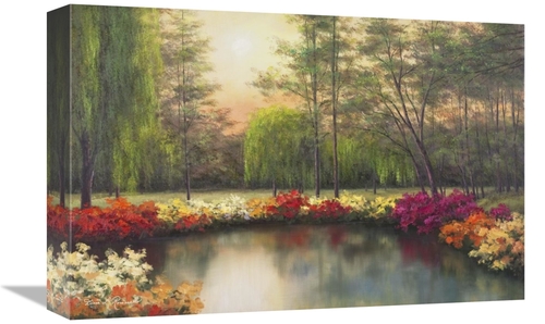 Global Gallery GCS-393994-1218-142 12 x 18 in. Autumn Sunset Art Print