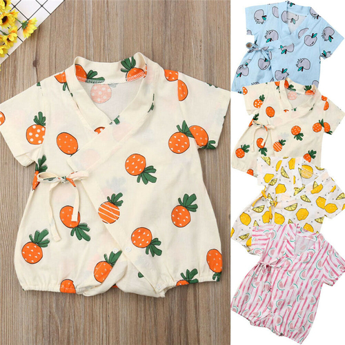 Cute Newborn Baby Girl Boy Romper Summer Cotton