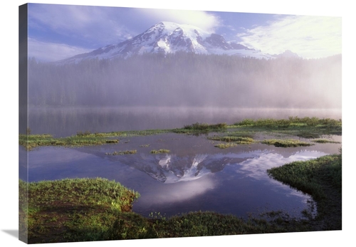 Global Gallery GCS-397029-2432-142 24 x 32 in. Mt Rainier, An Acti
