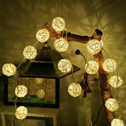 Gold Ball LED String