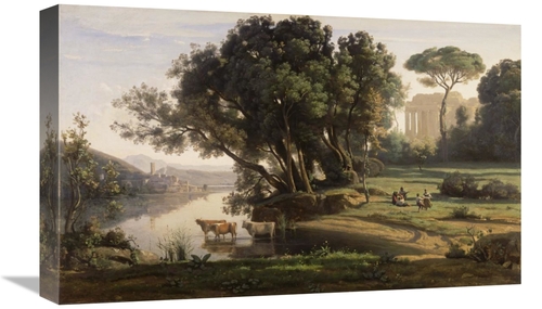 Global Gallery GCS-459965-22-142 22 in. Italian Landscape - Soleil Lev