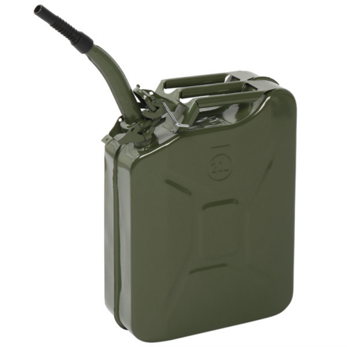 20L US Standard Petrol Diesel Can Gasoline Bucket with Oil Pipe 