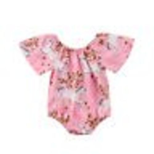 Cute Infant Toddler Baby Girls Bodysuit One Pieces