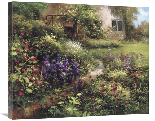 Global Gallery GCS-116014-30-142 30 in. The Secret Garden Art Print - 