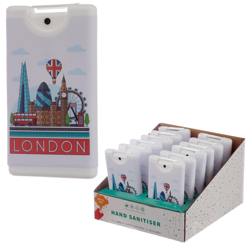 London Icons Design Spray Hand Sanitiser