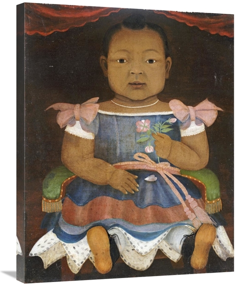 Global Gallery GCS-267054-30-142 30 in. Portrait of a Child Art Print 