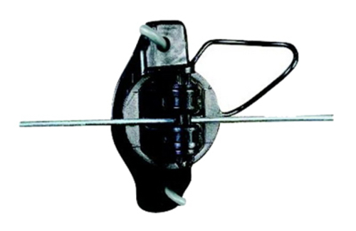 Gallagher G68704 Wood Post Pinlock Insulator- Black- Pack - 25