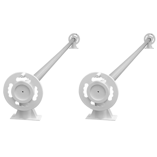 Pool Cover Rollers with Plastic Base 2 pcs