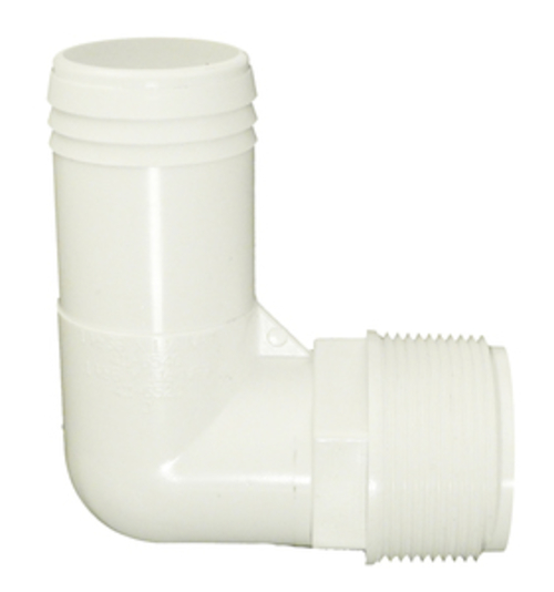 Waterway Plastics WW4116520 1.5 in. Male Pipe Thread Barb Ell