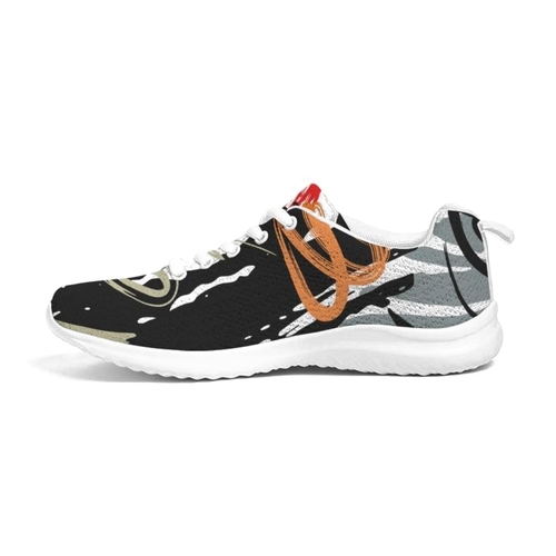 Womens Sneakers - Multicolor Retro Style Low Top Canvas Running Shoes