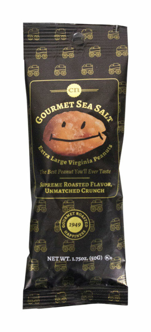 Carolina Nut 9008211 Gourmet Sea Salt Peanuts, 1.75 oz - Case of 1