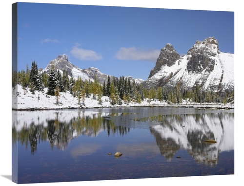 Global Gallery GCS-397140-2835-142 28 x 35 in. Wiwaxy Peaks & Cathedra