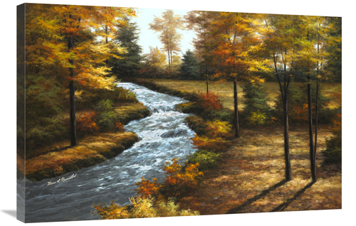 Global Gallery GCS-137377-2436-142 24 x 36 in. Roaring Brook Art Print