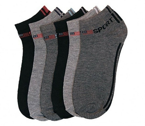 Adult USA Flag/Sport Ankle Socks - Assorted Colors, 9-11, 3 Pack