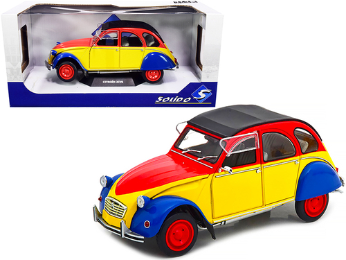1985 Citroen 2CV6 Anisee \Ricard\" 1/18 Diecast Model Car by Solido"