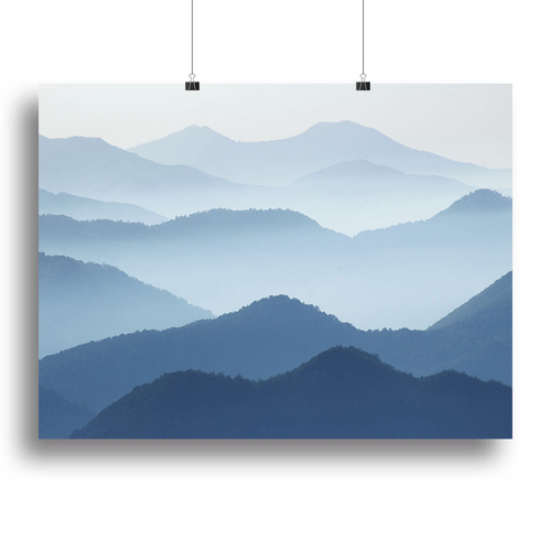 Blue Waves Canvas Print or Poster