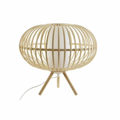 Desk lamp DKD Home Decor Natural Wood 220 V 50 W Pinewood 40 x 40 x 36
