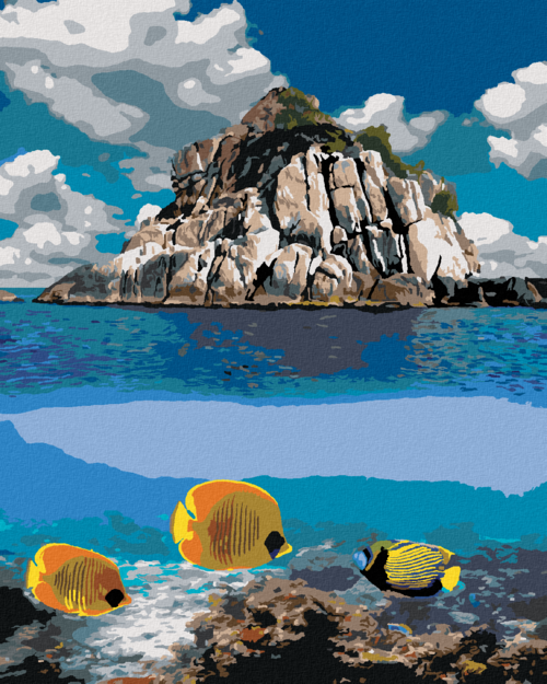 Paint by Numbers - TROPICAL PARADISE IN THAILAND