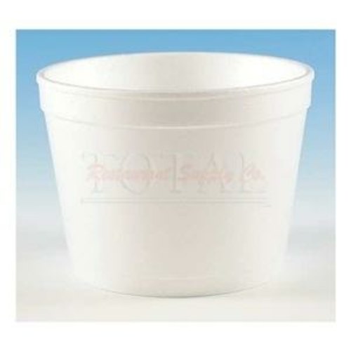 Wincup F12 12 oz White Foam Food Container 20-25 - Case of 500