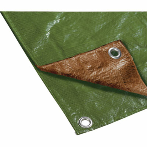 Wetsel 651052 Tarp  Brown-Green 10 X 12