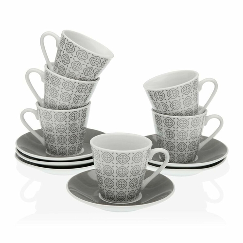 6 Piece Coffee Cup Set Versa Medeiros Porcelain (6 Pieces) (5,8 x 6 x