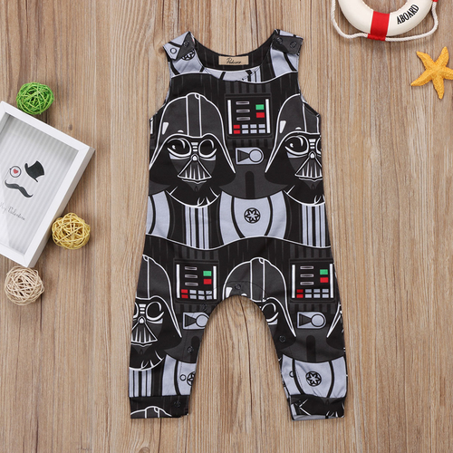 Cute Toddler Kids Baby Boys Star Wars Romper