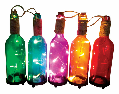 Infinity 8466450 Glass LED Bottle Lights Assorted, Pack of 20