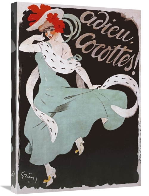 Global Gallery GCS-266460-30-142 30 in. Adieu, Cocottes Art Print 