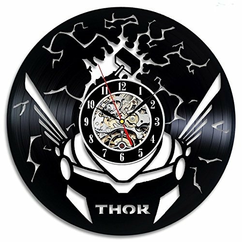 THE THOR MARVEL COMICS HANDMADE VINYL RECORD WALL CLOCK FAN GIFT