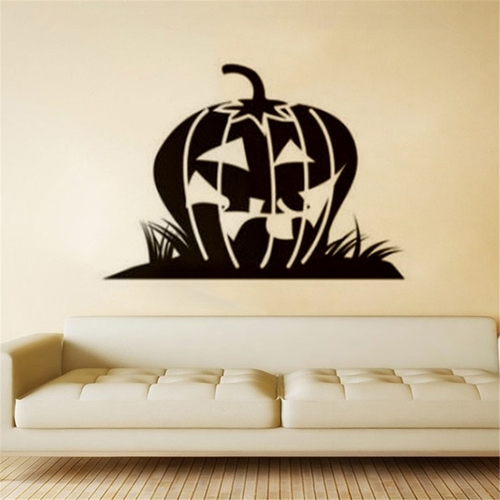 2018 Halloween Big Pumpkin Wall Sticker TV Sofa