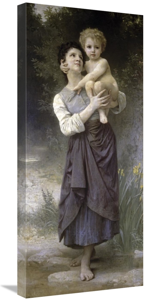 Global Gallery GCS-281761-30-142 30 in. Brother & Sister Art Print - W