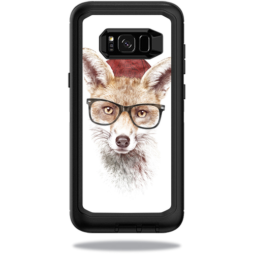 MightySkins OTDSGS8PL-hipster fox Skin for Otterbox Defender Samsung G