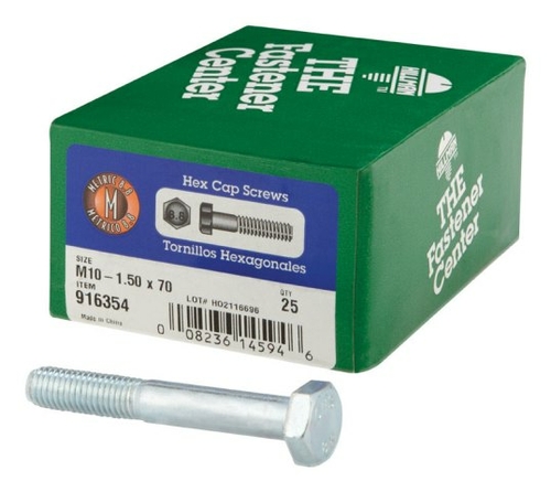 Hillman 916354 M10 x 70 mm Metric Grade 8.8 Fine Hex Cap Screws