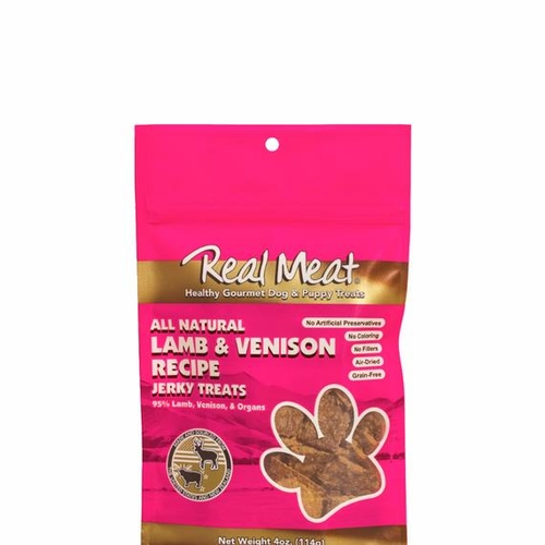 Real Meat 828052 4 oz Venison & Lamb Treats