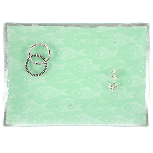 Fish Print Jewellery Dish