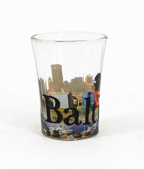Americaware SGBAL01 Baltimore Full Color Etched Shot Glass