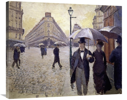 Global Gallery GCS-276948-36-142 36 in. Paris Street--Rainy Weather - 