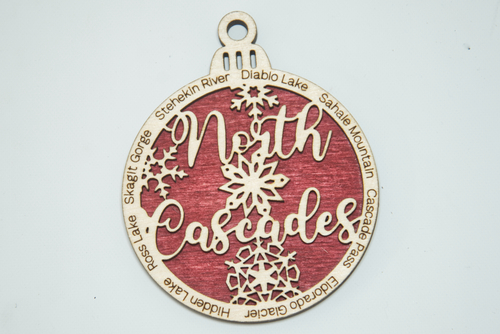 North Cascades National Park Christmas Ornament